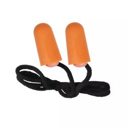 Bison Life Disposable Ear Plug Polyurethane Foam Orange 37 dB SNR, EP1112 (Pack of 100 Pairs)-37