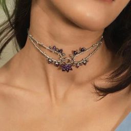 Shaya 92.5 Sterling Silver Rebutia Bloom Necklace for Women-image-51