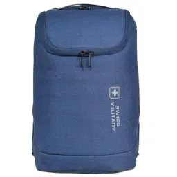 Swiss Military Futuristic 21 Ltrs Blue Large Laptop Backpack-image-74