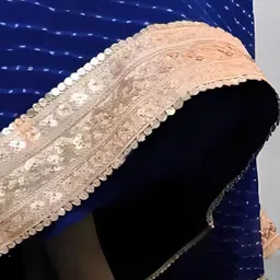 DIVASTRI Printed Sequinned Semi-Stitched Lehenga & Unstitched Blouse With Dupatta image 3