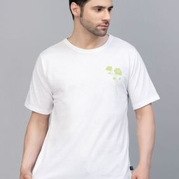 Metronaut Typography Printed Round Neck Drop-Shoulder Pure Cotton Oversized T-shirt-picture-9
