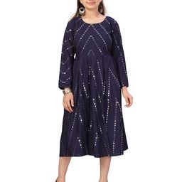 HERE&NOW Girls Midi Fit & Flare Dress-image-28