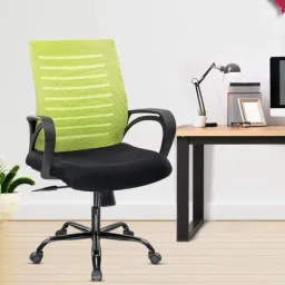 Green Soul Atom Black & Green Foam Ergonomic Office Chair-image-77