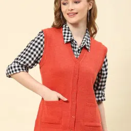 Monte Carlo Rust Textured Cardigan-image-28