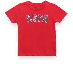 U.S. Polo Assn. Kids Red Printed T-Shirt-picture-9