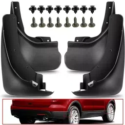 Auto Pearl OE Type Car Heavy Duty Mud Flaps Splash Guards PVC Black Compatible For Maruti Suzuki Swift(Type-2), MudFlap_SwiftType2 (Set of 4) image 5