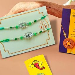 CraftVatika Set of 2 Thread Rakhi-image-92