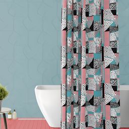 ArtzFolio Black & White Printed Waterproof Shower Curtain-image-76