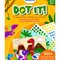 Skillmatics Art Activity Dot it - No Mess Sticker Art, 8 Dinosaur Themed Pictures, Gifts for Ages 3 to 7-18