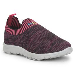 LIBERTY Self Design Sports Shoes - Black-image-4