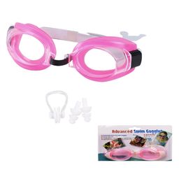 Sanjary Swimming Advance Goggles Set For kids -ColorMay Vary-20
