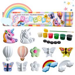 Craftopedia Paint Your Own Fridge Magnet Kit - Unicorn Magnets-13