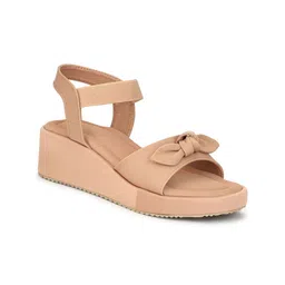 RIMEZS Women Wedge Sandals With Bows-picture-24