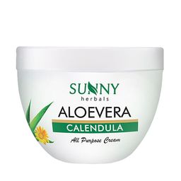 SUNNY HERBALS Aloe Vera Calendula Cream-250gm-32