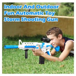 VGRASSP Big Automatic Foam Dart Shooter Gun Toy For Kids - Motorized Firing Action Rifle With 20 Foam Bullets - Color As Per Stock image 2