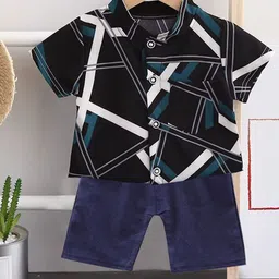 DANGAR Unisex Kids Printed Shirt with Shorts-picture-14
