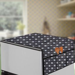 The Furnishing Tree Grey Plastic Refrigerator Cover-image-49