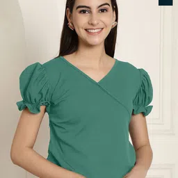Tromko Puff Sleeve Top-image-38