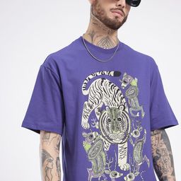 glitchez Downtown Dope Printed Oversized T-shirt-image-64