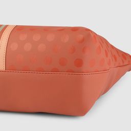 Baggit Red & Olive Green Solid Regular Structured Hobo Bag with Printed & Striped Detail image 5