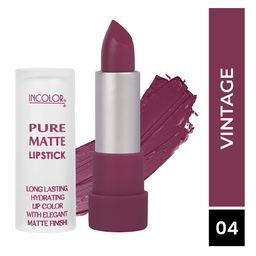 INCOLOR Long Lasting & Hydrating Pure Matte Lipstick - Vintage 04-14