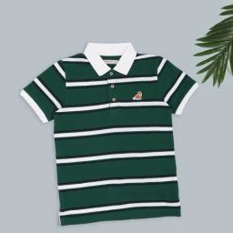 Pantaloons Junior Boys Evergreen Striped Polo T-Shirt-picture-43