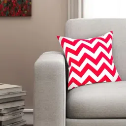 SEJ by Nisha Gupta Pink & White Cushion Covers - Set of 1-image-67