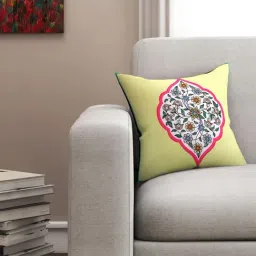 SEJ by Nisha Gupta Yellow Cushion Covers - Set of 1-42