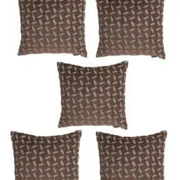 Romee Brown Velvet Cushion Covers (40 x 40 cm) - Set of 5-70
