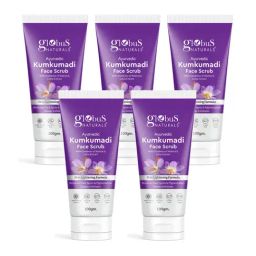 Globus Naturals Ayurvedic Kumkumadi Face Scrub - Pack of 5-image-40