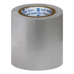 VCR 45 m x 144 mm Waterproof Textile Fibre Grey Duct Tape, 1 Roll Per Pack-47