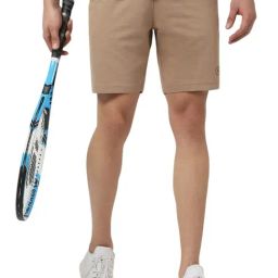 Van Heusen Brown Slim Fit Sports Shorts-image-87