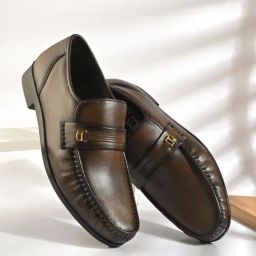 Hitz Men's Brown Formal Loafers-picture-20