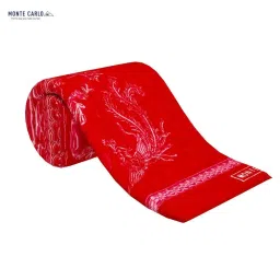Monte Carlo Deep Red Polyester 950 GSM Double Bed Winter Blanket image 4