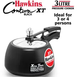Hawkins Contura XT Black 3 L Pressure Cooker - Set of 1-13