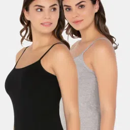 Amante Multicolor Cotton Camisole (Pack Of 2)-image-80