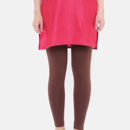 Dollar Missy Brown Cotton Leggings-image-63
