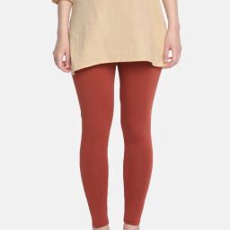 Dollar Missy Brown Cotton Leggings-image-62