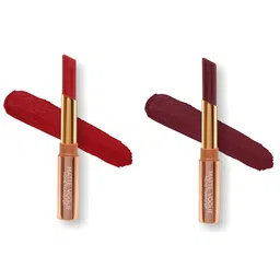 ME-ON Set of 2 Matte Vogue None-Transfer Lipsticks - Shade 04 & 11-6