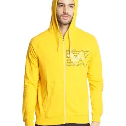 Wildcraft Yellow Hooded Sweatshirt-image-15