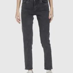 U.S. Polo Assn. Black Cotton Mid Rise Jeans-picture-5