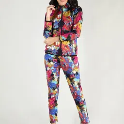 Chkokko Multicolor Printed Tracksuit-image-16