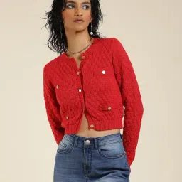 Label Ritu Kumar Red Cardigan-picture-16