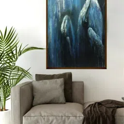 The Art House Abstract Multicolor Canvas Painting-image-19