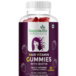 Simply Herbal Hair Vitamin Biotin Gummies With Biotin, keratin (Vitamin A, C, D, E, B5, B6, B12)-86