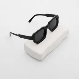 PELLE LUXUR Unisex Rectangle Sunglasses with UV Protected Lens PL25GS26-image-38
