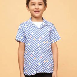 Tales & Stories Boys Sky Blue Shirt-image-92