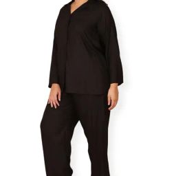 LASTINCH Black Shirt With Pyjamas-image-128