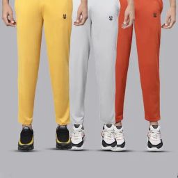 Vimal Jonney Multicolor Regular Fit Lounge Pants - Pack of 3-image-63