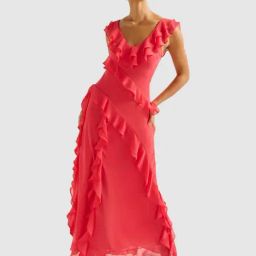 Olive Ruffle Dress-picture-22